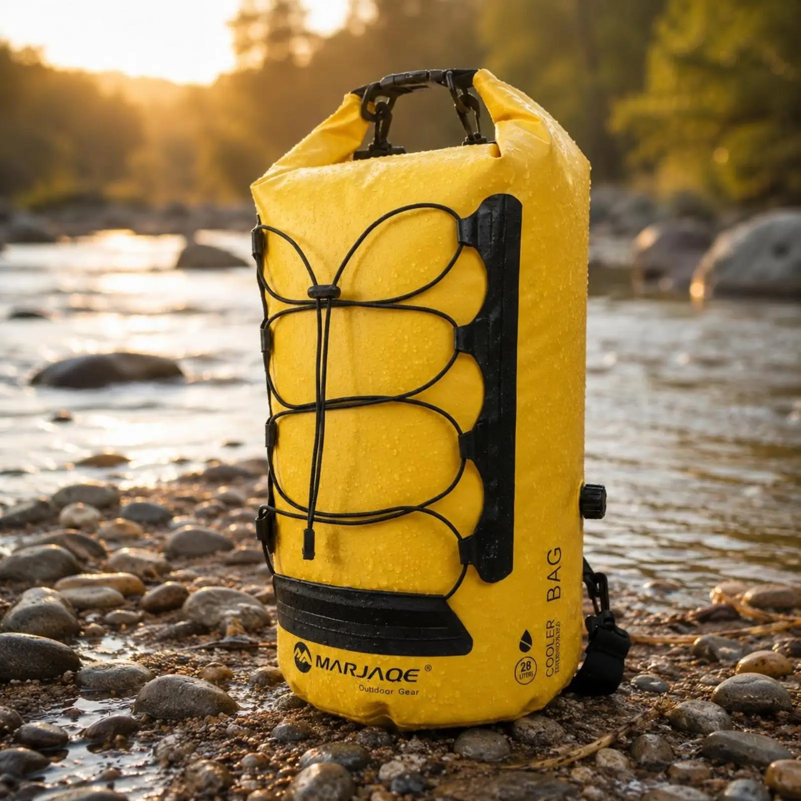 Multi Functional Aer Backpack Outdoor Waterproof Insulated Pack with Elastic Storage for Camping Hiking