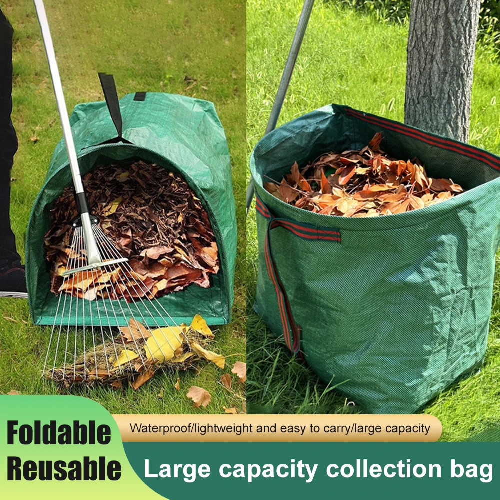 

Garden Leaf Collection Bag Garden Dust Collector Type Garden Bag Leaf Garbage Bag awn Leaf Organizer Pouch