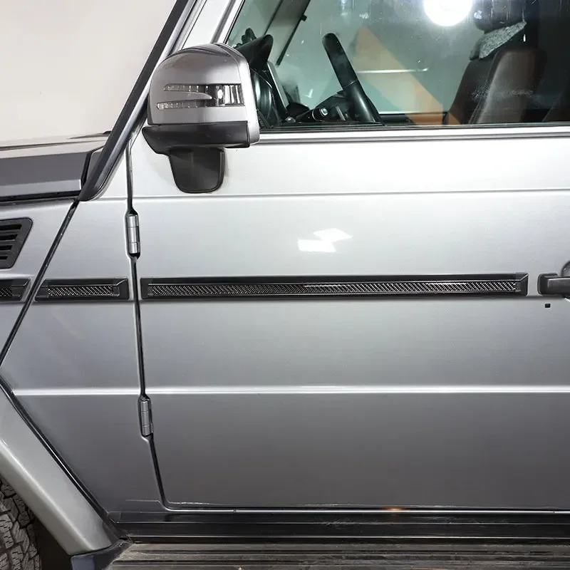 

For Mercedes Benz G Class W463 2013-2018 Soft Carbon Car Air Outlet Door Handle Cover Trim Sticker Inner & Outer Car Accessories