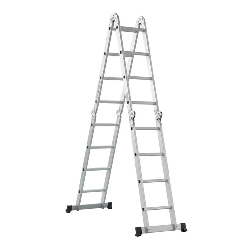 custom.Multifunctional 4x4 Aluminum Foldable Tools Ladder Modern Hinge Folding Collapsible Outdoor Multi-Purpose Ladder