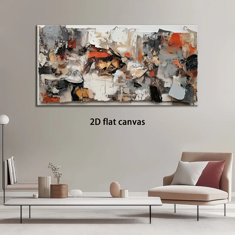 

Canvas Wall Art 2D Flat Abstract Art Painting Frameless Picture Living Room Office Bedroom Decor High Quality Prints Home Decor