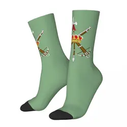 Funny Civil Guard Spain Basketball Socks Spanish Legion Polyester Long Socks for Women Men