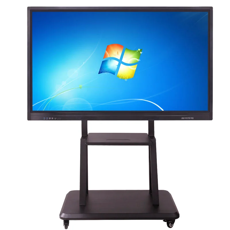School 55 Inch Interactive Whiteboard Touch Display Screen All In One Computer Smart Board For Multimedia Classroom