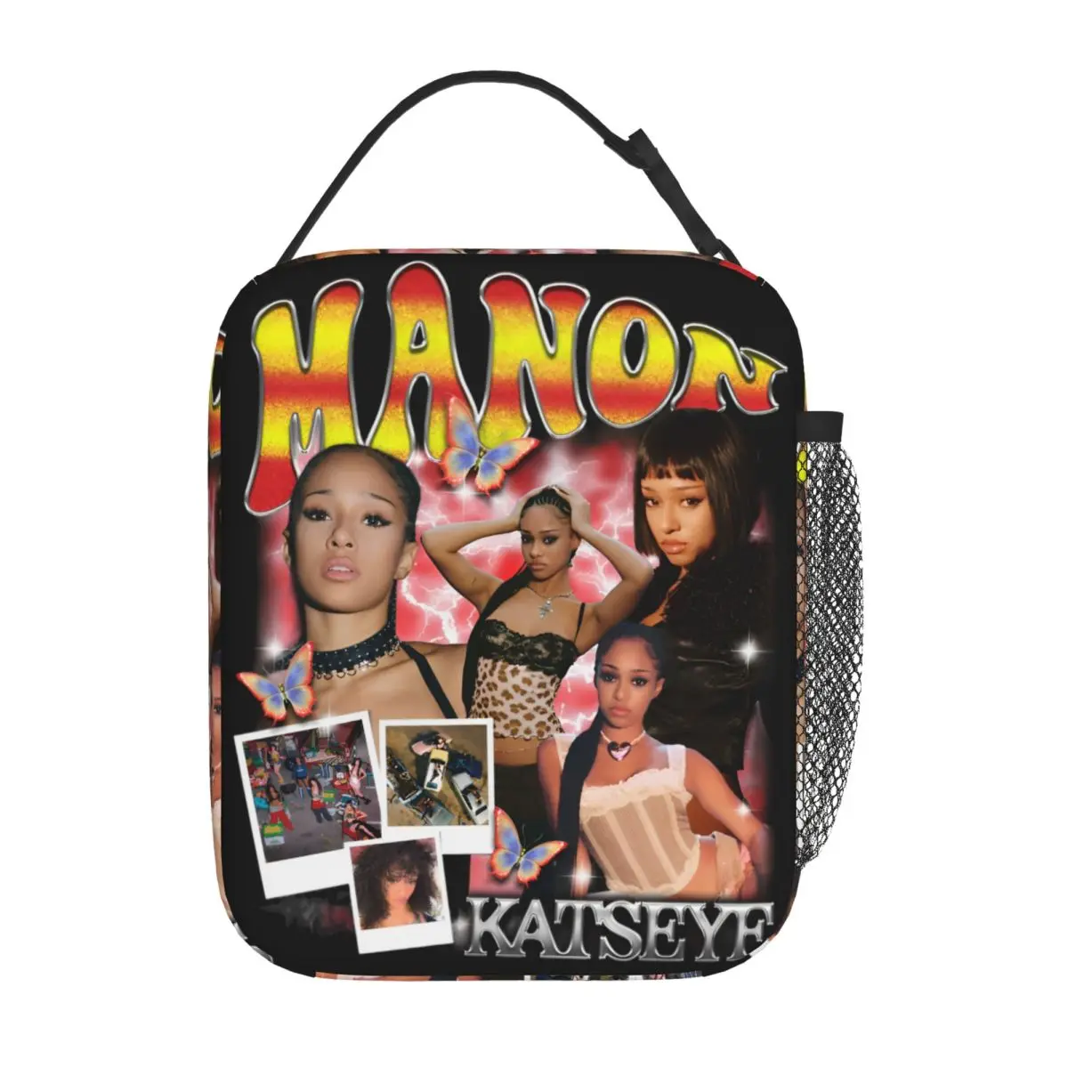 Manon Katseyes Gnarly Insulated Lunch Bag Leakproof Kpop Group Lunch Container Thermal Bag Tote Lunch Box Work Food Handbags