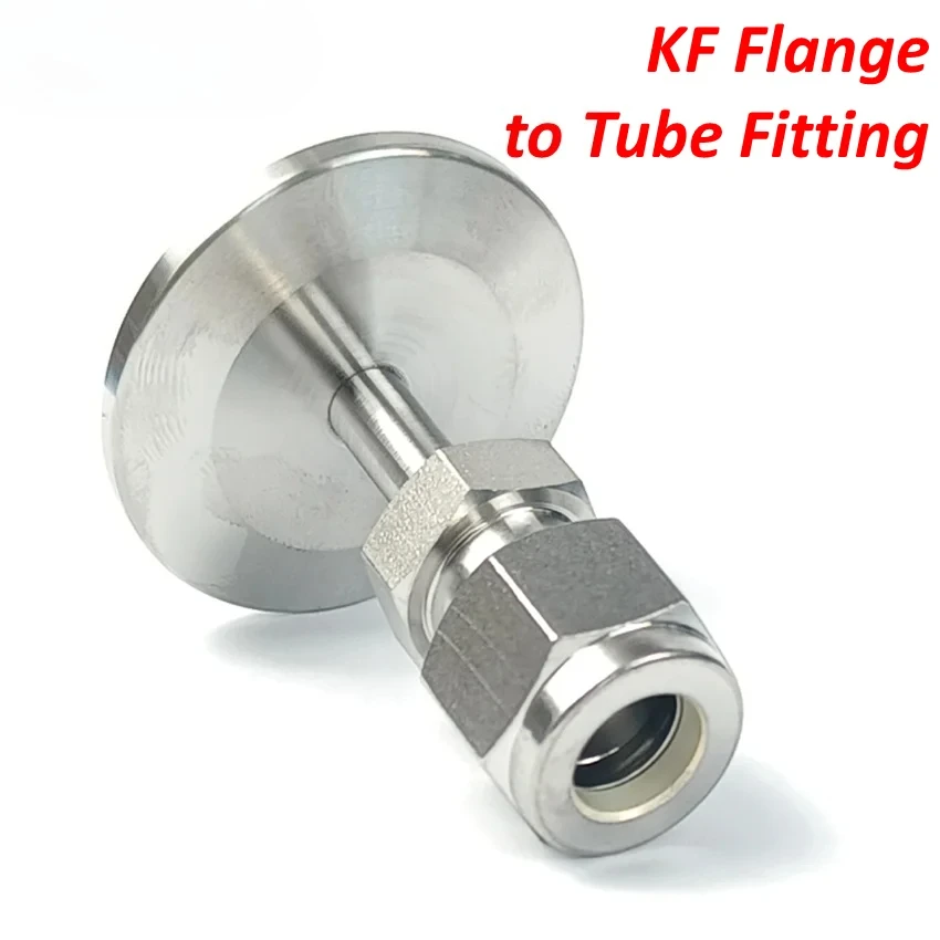KF Flange to Tube Fitting LOK KF16 KF25 KF40 KF50 1/8 1/4 3/8 1/2 inch LOK 3mm 6mm 8mm 10mm LOK Stainless Steel 316 rpl Swagelok