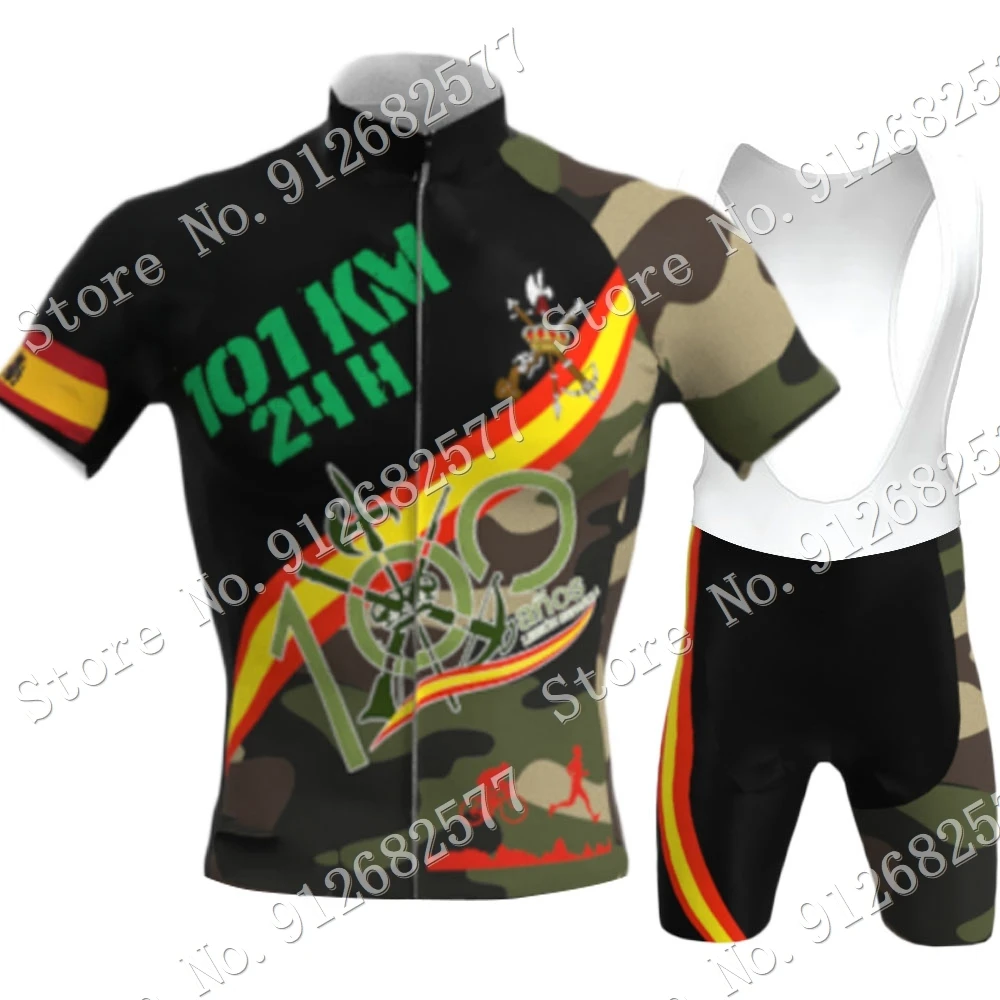 2023 LEGION Espana Cycling Jersey Set Spain Summer Bicycle Clothing Road Bike Shirts Suit Bicycle Bib Shorts MTB Ropa