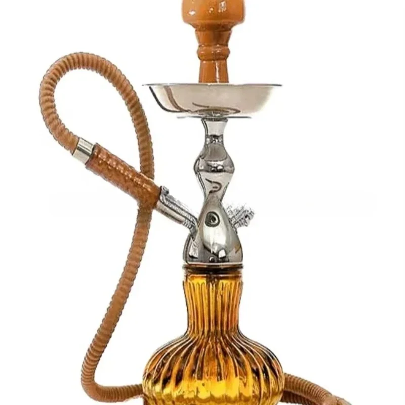 

luxury smoking accessories hookah double pipe hookah strong sealing to reduce smoke loss