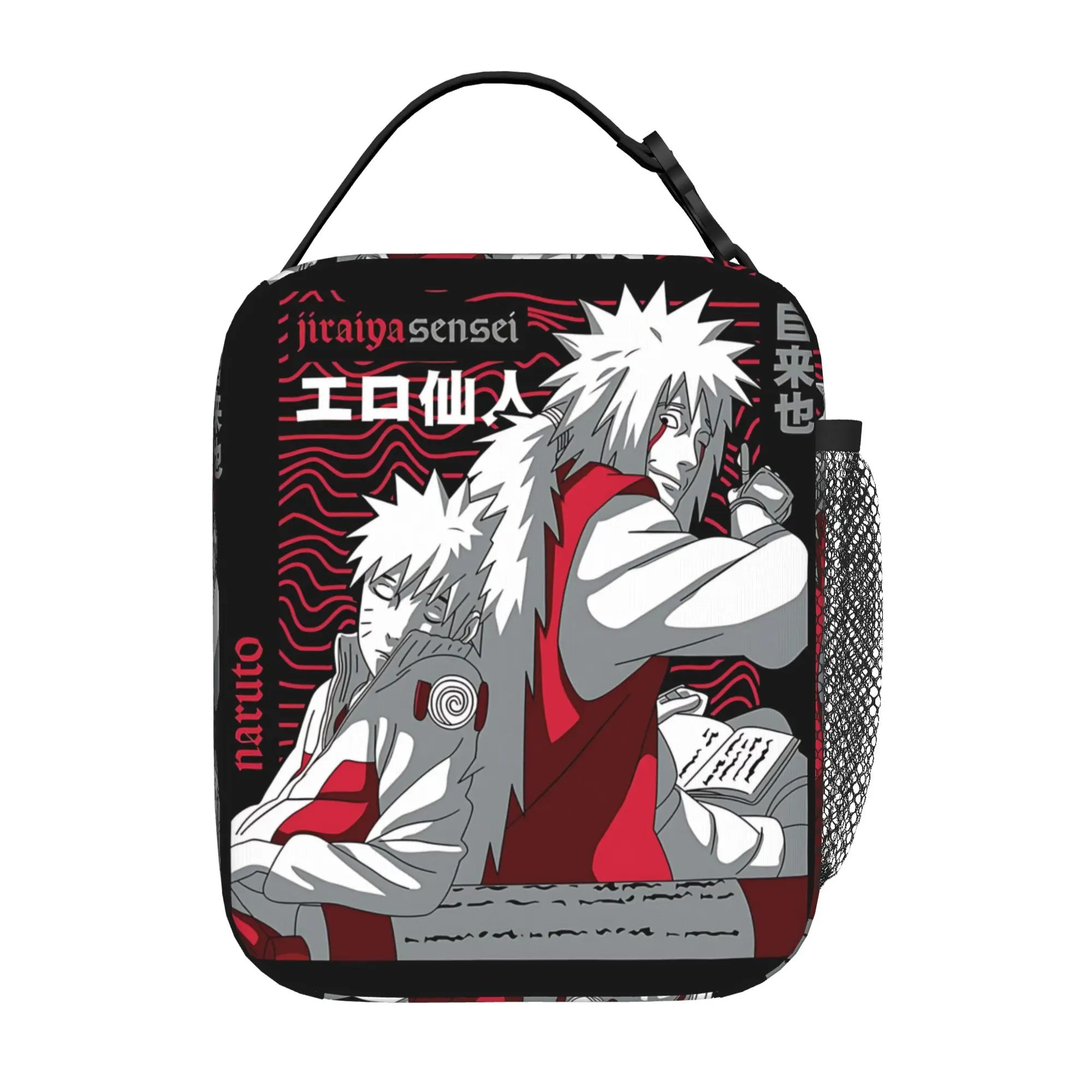 Naruto anime comic Insulated Lunch Bag Ice Pack Rice Bag  bolsa Student Bento Lunch Handbag Insulation