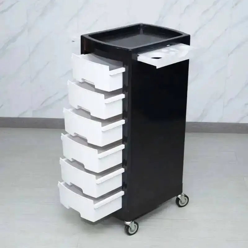 Japanese Style Nail Salon Trolley Barber Shop Storable Originality Trolley Multifunctional Modern Furniture Skjuta En Vagn HBSC