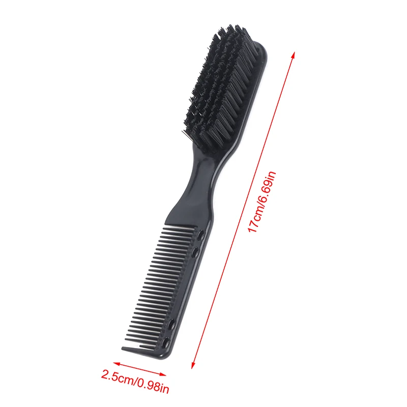 1pcs Oil Head Curly Comb Men Double Side Tooth Combs Steel Needle Fork Combs Hair Brush Barber Salon Hairdressing Tool