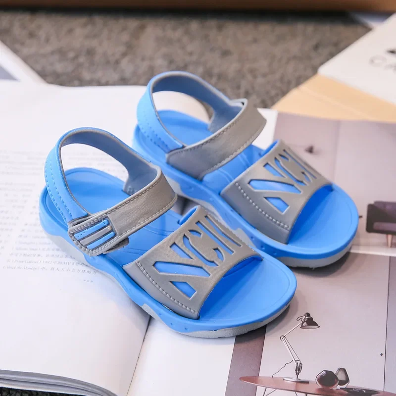 Breathable Sport Sandals Summer Sandals for Boys Casual Beach Shoe Comfortable Soft Sole Kids Shoes Fashion Non-slip Sandalias