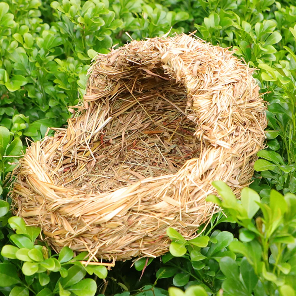 

Pet Nest Woven Grass Material For Hamster Rabbit Cat Small Pets Natural Habitat Bed Decorative Straw Sleeping Pet Supply