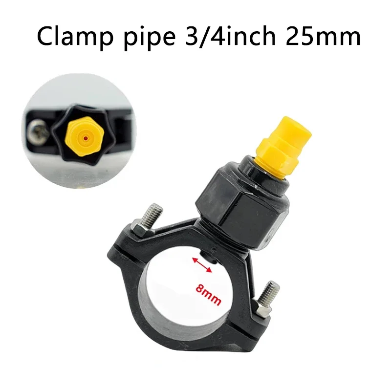 Plastic Split Hole Clip Cone Nozzle 25‑32mm Industrial Agricultural Sprayer Nozzle for Fan Cleaning Surface Pretreatment
