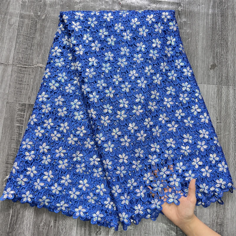 Африканское кружево Hypo Bevan с блестками, высококачественное нигерийское кружево для свадебных платьев, 2024