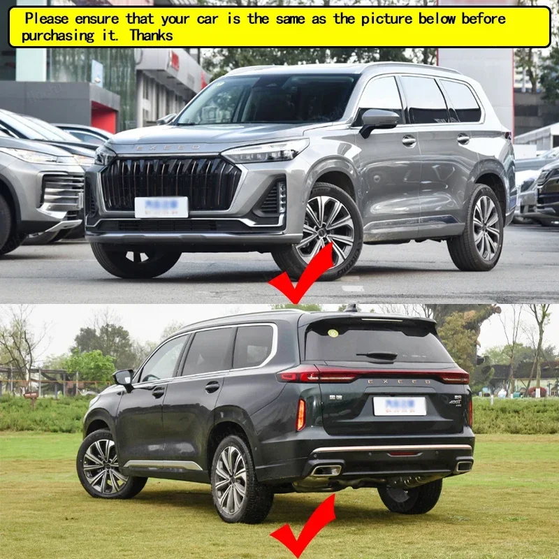 اللوحات الطينية المصبوبة للسيارة ، واقيات الطين الأمامية والخلفية ، واقيات الرش ، وتصفيف لشيري ، Exed VX ، 75 ، 49 x