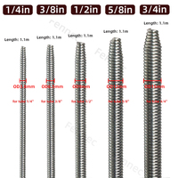 Internal Copper Pipe Bending Spring for Air Condition Steel Manual Pipeline Spring Tube Bending Tool 2/3/4/5/6 Points 6-19mm