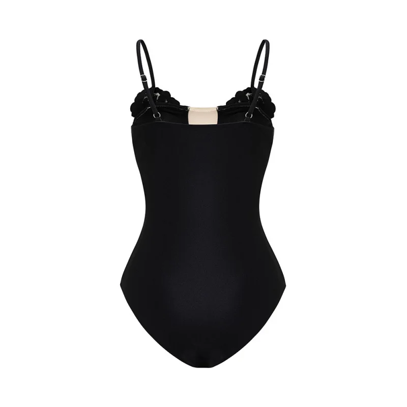 Monochromatic One-Piece Swimsuit for Women, Handmade Diamond Supply, High Quality, New