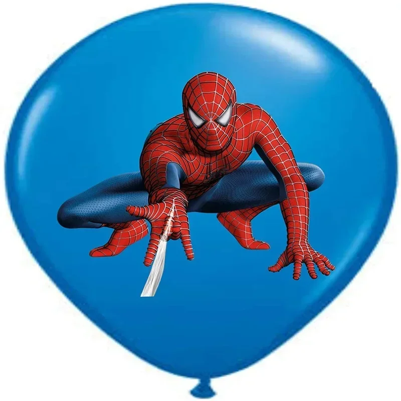 Palloncini Spiderman bambini ragazzo Super eroe compleanno Spiderman decorazioni per feste buon compleanno maschera ragno palloncini stampati