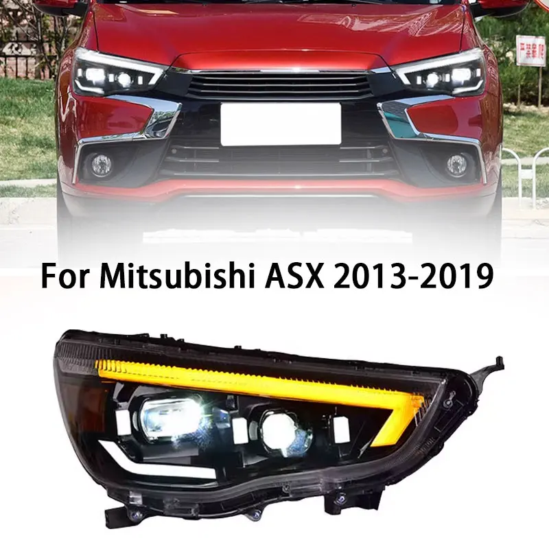 

Car Headlight Assembly for Mitsubishi ASX 2013-2019 LED Headlights latest Styling DRL Dual Projector Car Accesorios Modified