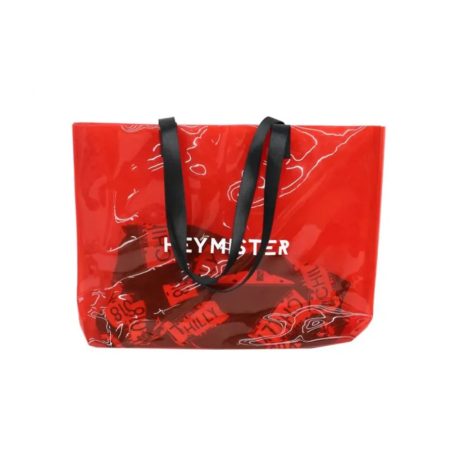 

Летняя новая ниша для пожилых людей, трендовая сумка для отдыха, сумка через плечо, большая вместительная сумка, прозрачная желейная сумка для покупок