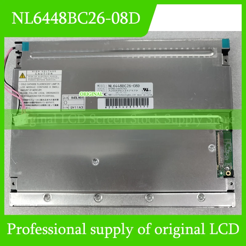 NL6448BC26-08D 8.4 Inch LCD Display Screen Panel Original For NEC Display Panel Brand New 100% Tested