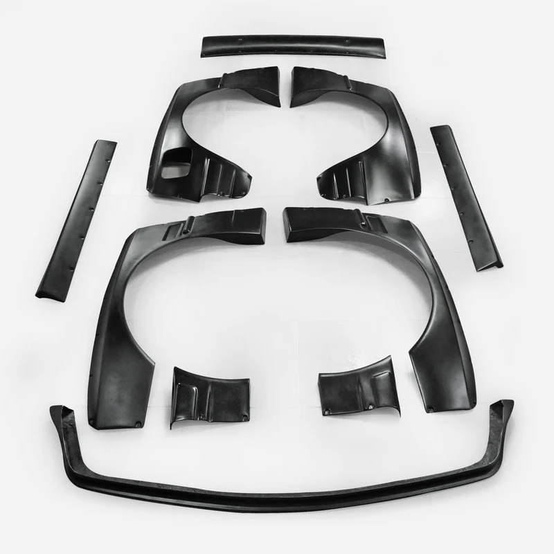 

RELI5 Fiberglass RB Style Front Lip Front Fender Side Skirt Rear Fender Rear Spoiler for BMW E30 Coupe Only