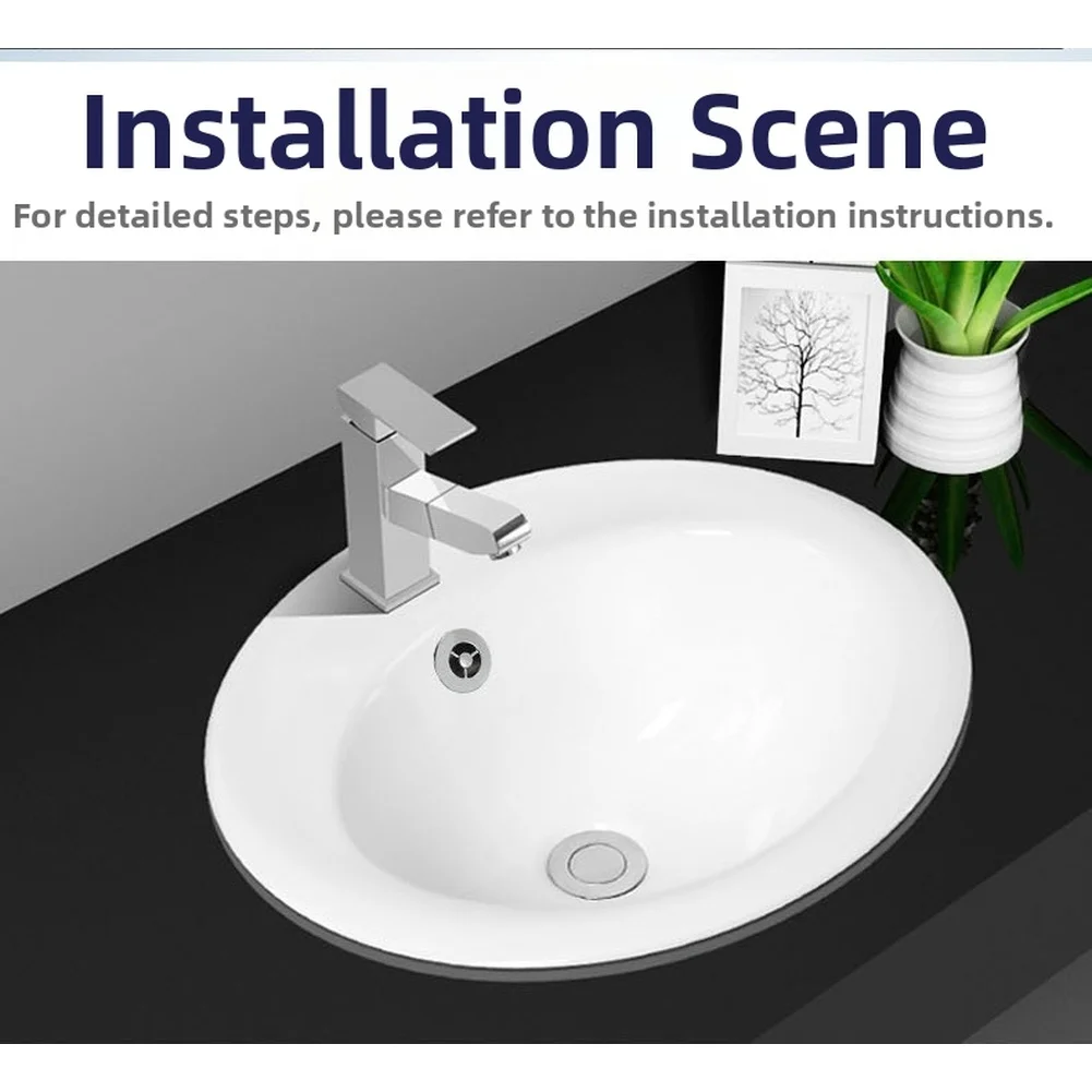 Flexible Length Drain Solution Telescopic Drain Tube Sink Overflow Pipe Circular Overflow Hole PP ABS Construction