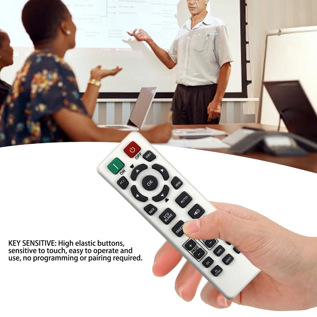 RS7286 Replace Remote Control for Projector TH682ST TH681 TH535 TH530 MS527 MS524 W1080ST W1070 HT1075 HT2150ST