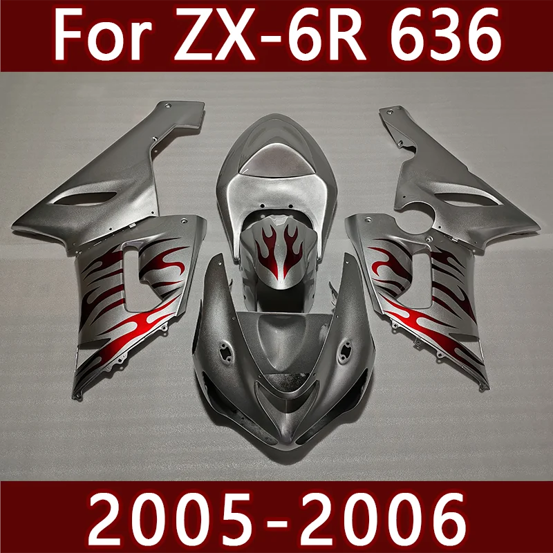 

ABS Motorcycle Fairing Kit for Kawasaki ZX-6R 636 2005 2006 Customized Bodywork Fairings ZX6R 05 06 High Quality Body Cowl Parts