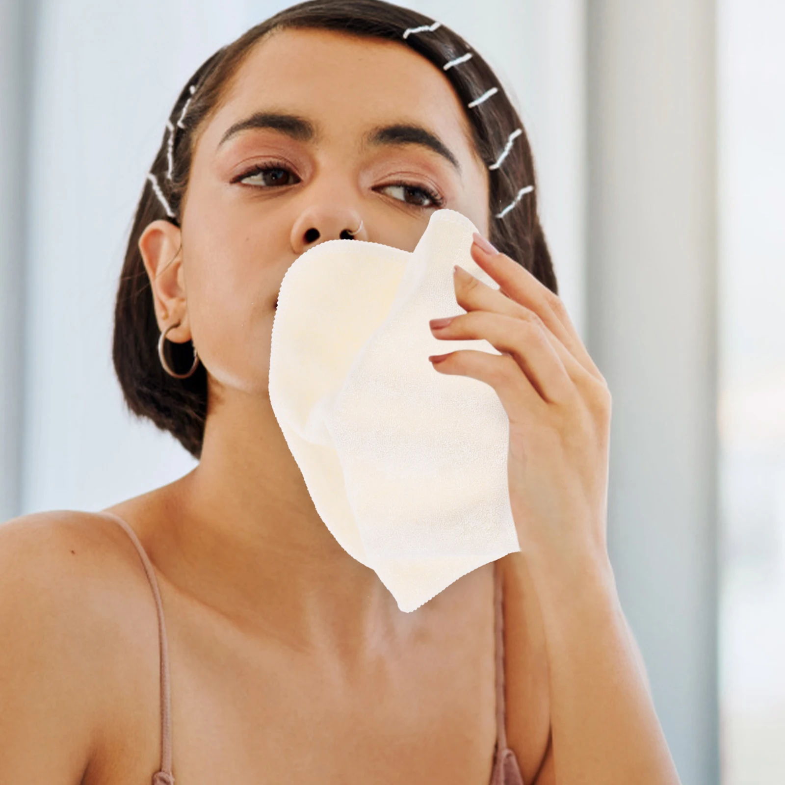 

5 Pcs Cleaning Cloths Bamboo Fiber Exfoliating Washcloth Washable Body Exfoliator Scrubber Face Towel Man