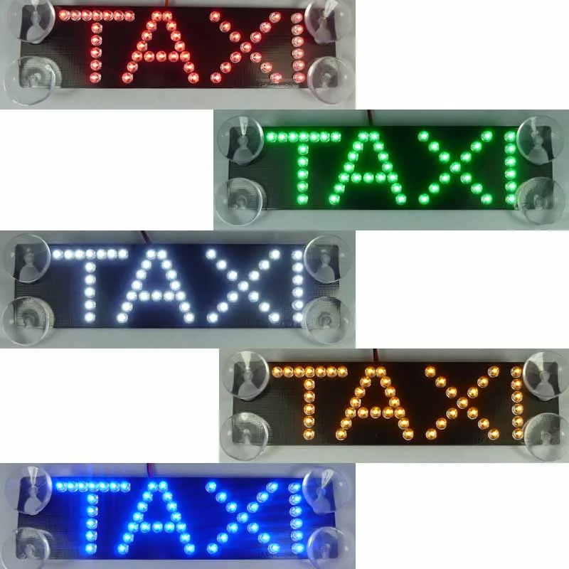 

Taxi led light 17.5X4.5cm led logo third brake light additional brake lights led refit car light for taxi