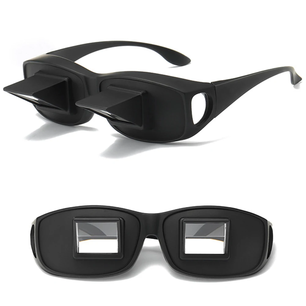 Lazy Eyeglasses Lazy Reading Glasses Prismatic Periscope Horizontal Glasses Lying Down Bed Reading Watching HD Readers Glasses