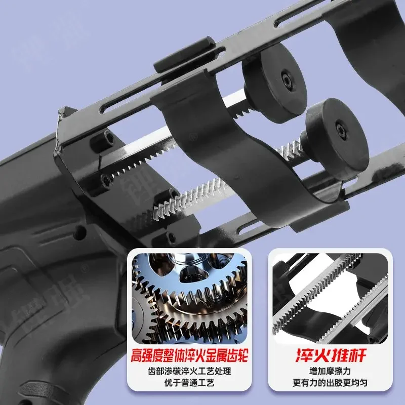 مسدس غراء الخياطة الكهربائي الجديد القابل لإعادة الشحن مزدوج 123654789 #4