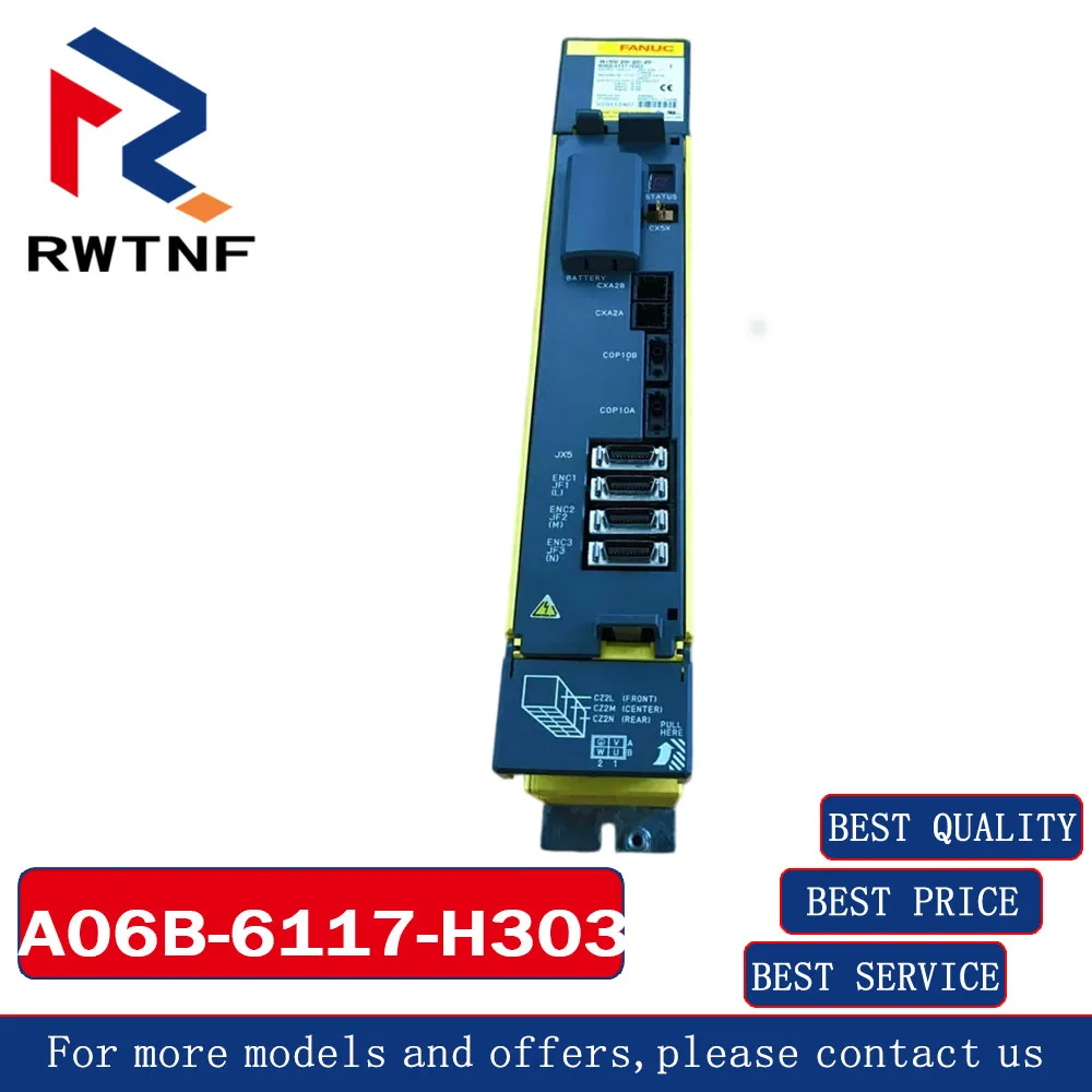 Brand New Genuine A06B-6117-H303 FANUC Spindle amplifier sensor,100% original warehouse stock