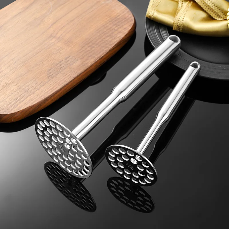 Household Kitchen Mud Crusher 316 Stainless Steel Labor-saving Masher Fruit Vegetable Press Tool