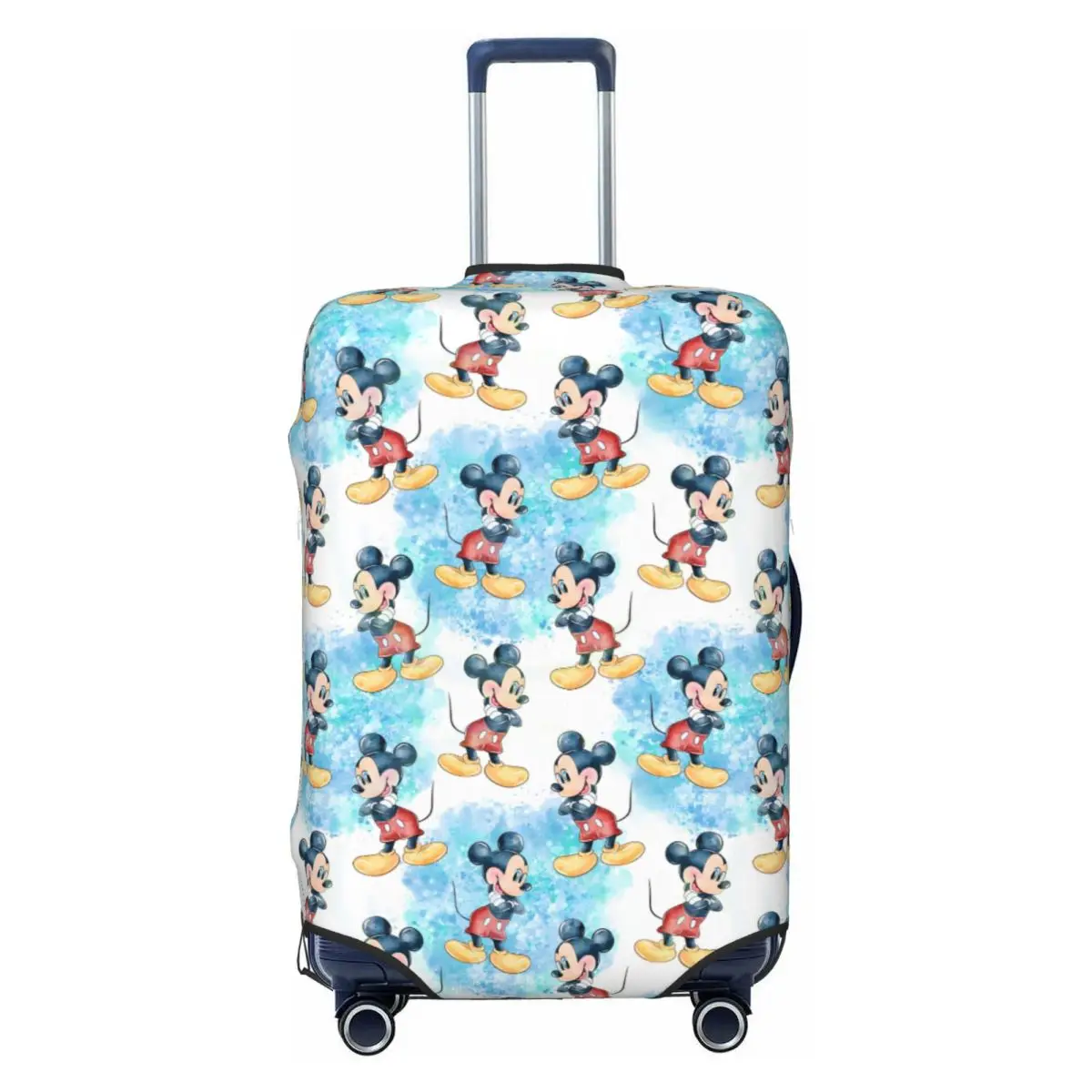

Custom Cartoons M-Mickeyes Mouse Love Travel Luggage Cover Dust Proof Manga Suitcase Cover Protector Fit 18-32 Inch