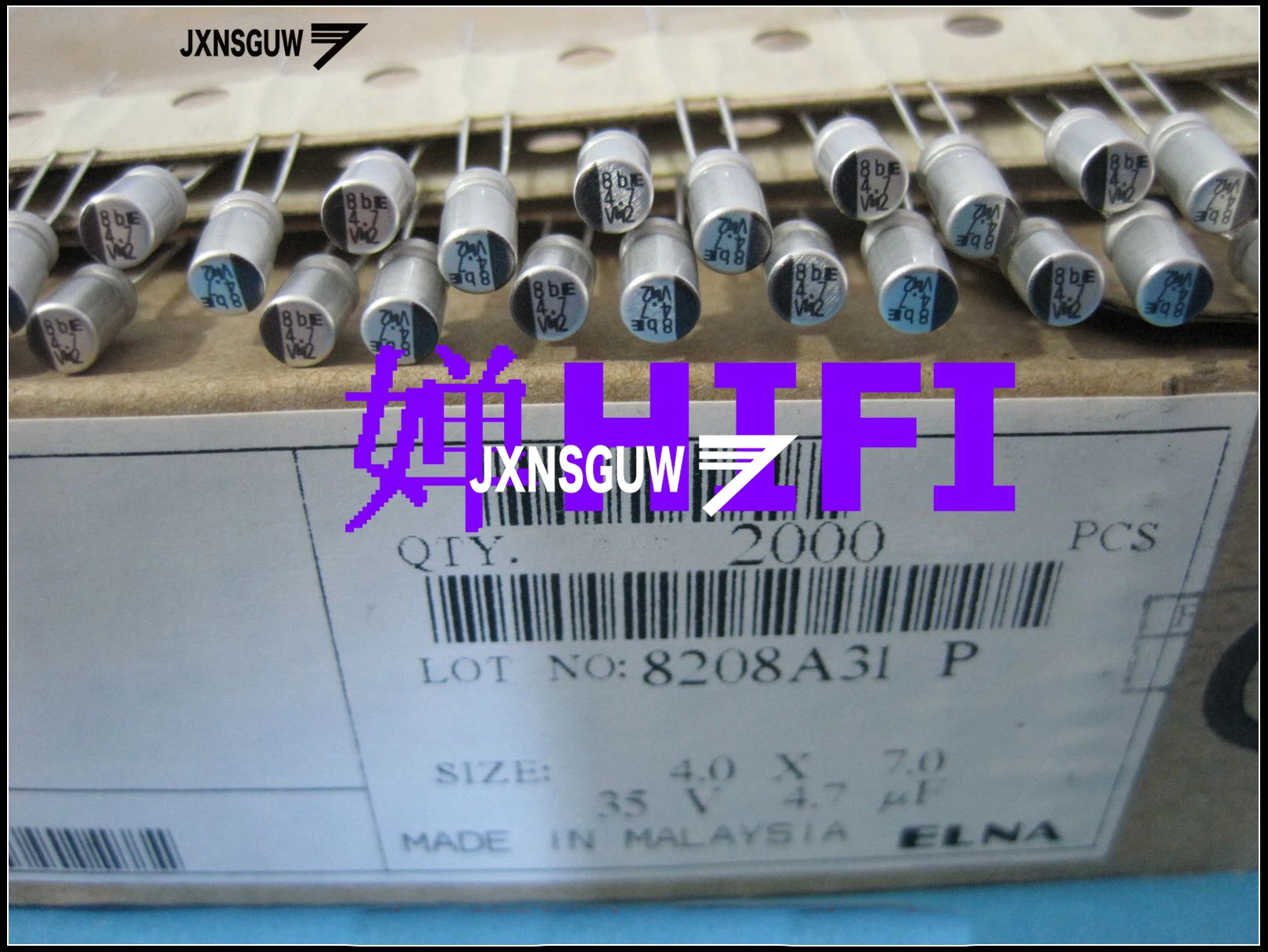 20PCS ELNA RC3 35V4.7UF 4X7MM small volume 4.7UF/35V Aluminum shell electrolytic capacitor 85degrees 4.7UF 35V