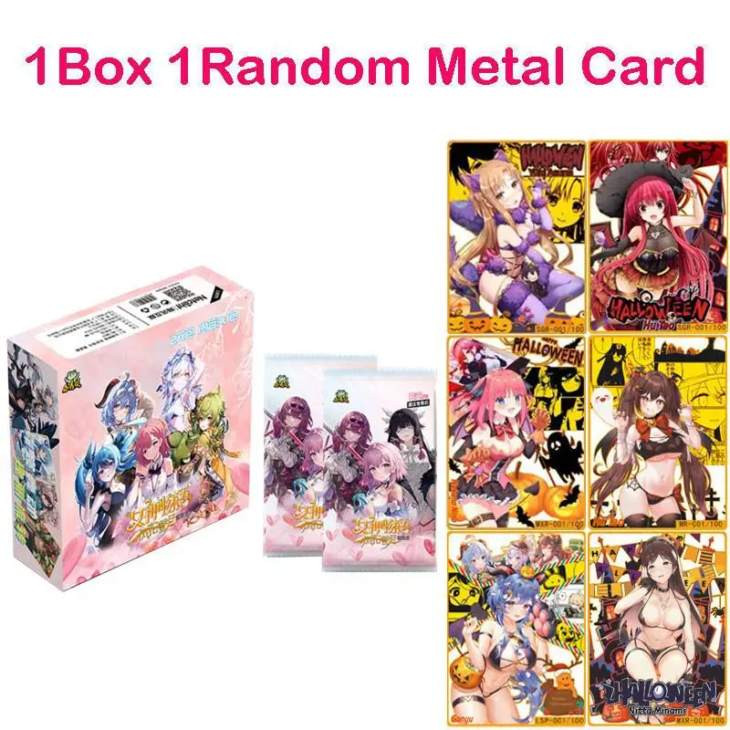 

Newest Goddess Story 2m10 Collection Card Full Set Waifu Booster Box ACG TCG CCG Doujin Toys And Hobbies Gift With Metal Card