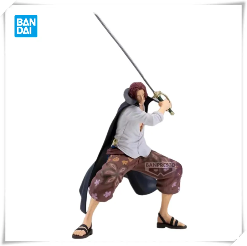 

Bandai Original BANPRESTO Anime One Piece Grandista GROS Shanks PVC Action Figure Model Collectible Toy Gifts