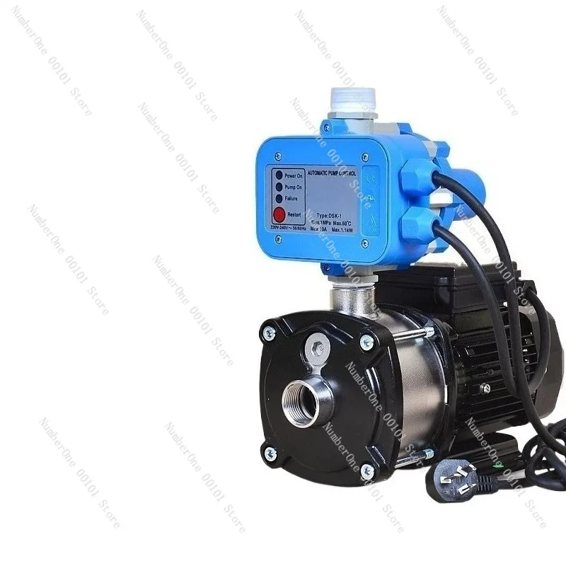 Stainless Steel Silent Booster Pump,Fully Automatic Intelligent Household Pressurization Pump,Suitable for Village Tap Water