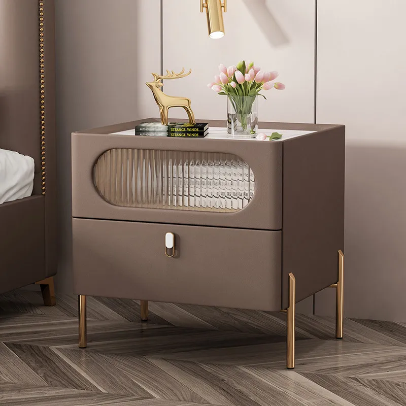 Bedside Table Luxury Gray  Modern Bedside Table Gothic Mesitas  Bedroom Furniture