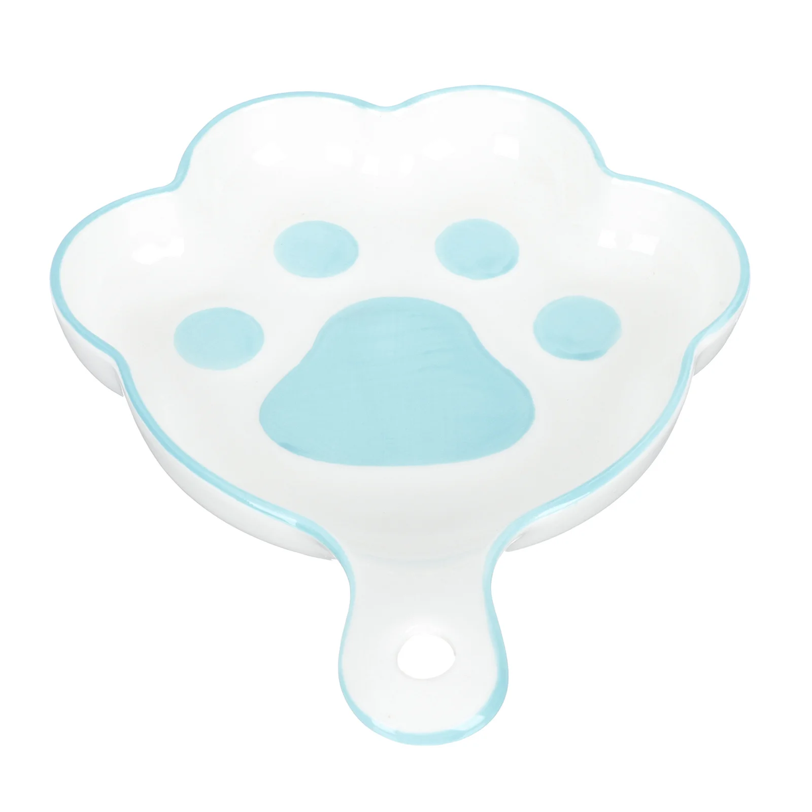 

Ceramic Cat Paw Print Baking Dish Microwave Safe Oven Resistant Handle Design for Party Birthday Celebration Appetizer Serving