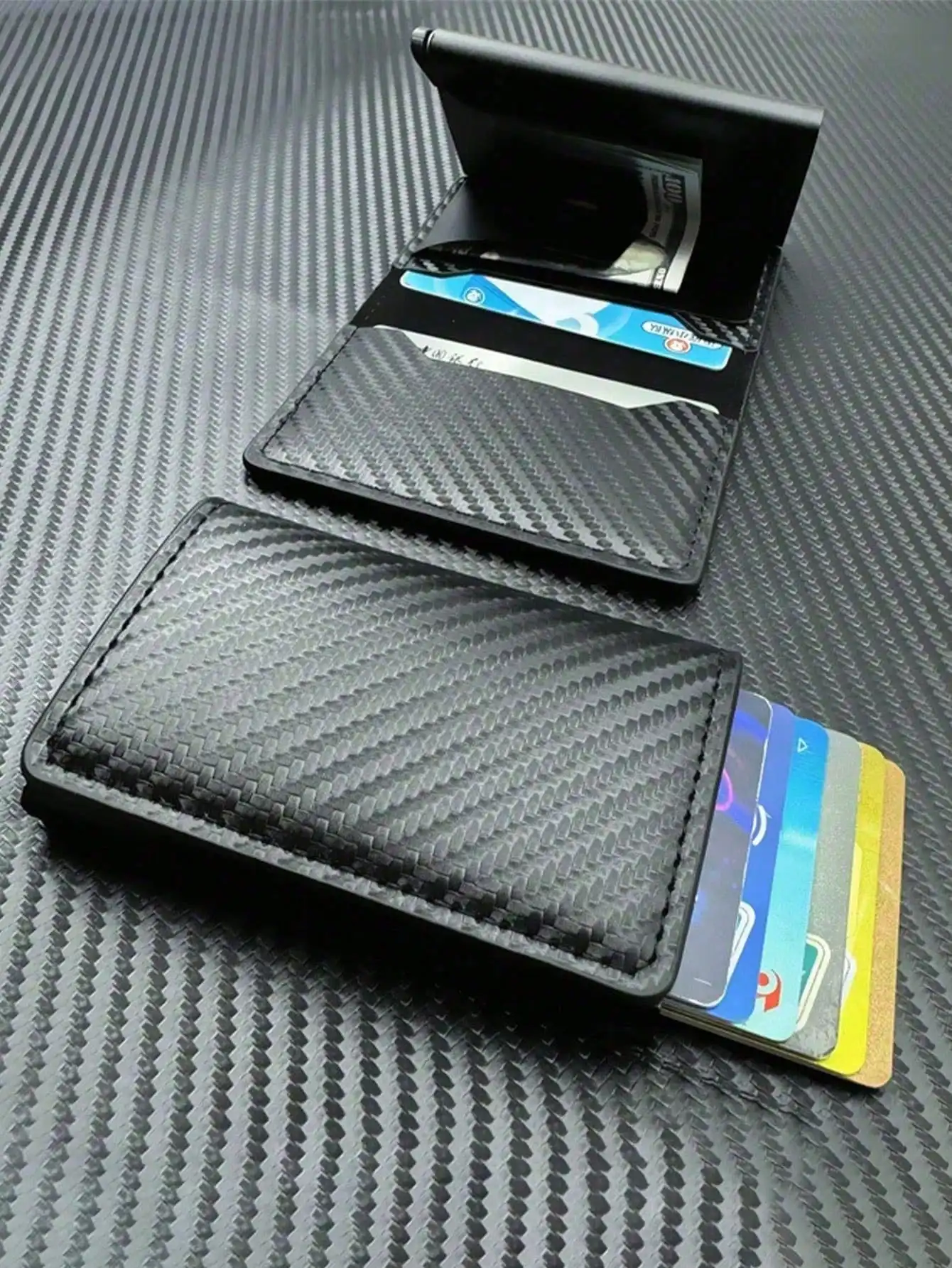 

1pc Fashion PU Wallet, Multifunctional Short Card Holder, Unisex Business Card Case, Suitable For Daily Use, Travel, Holidays, M