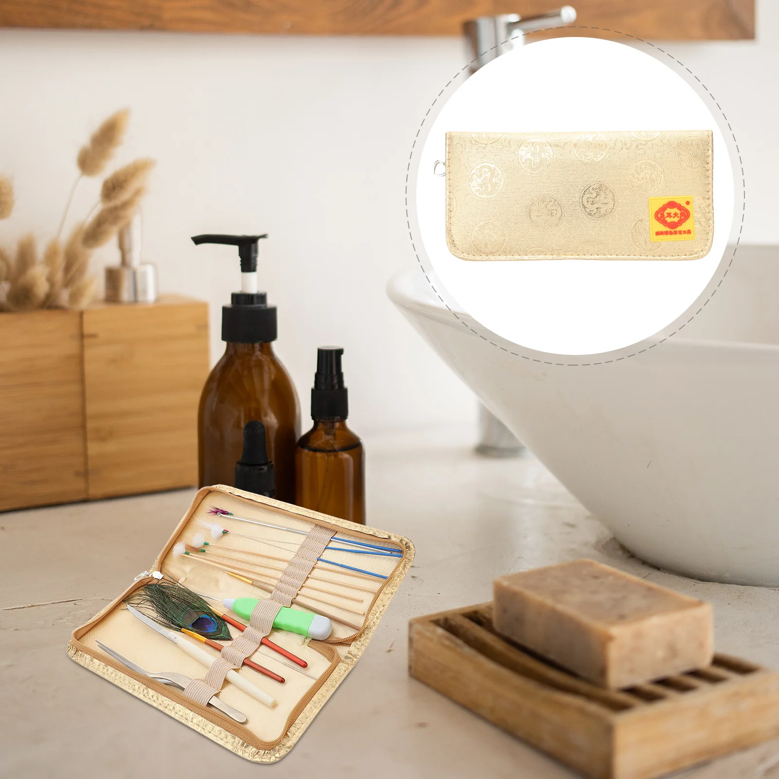 Ear Tool Stick Curette Picker Vacuum Spoon Household Earpicks Earwax Cleaning Sticks Massage