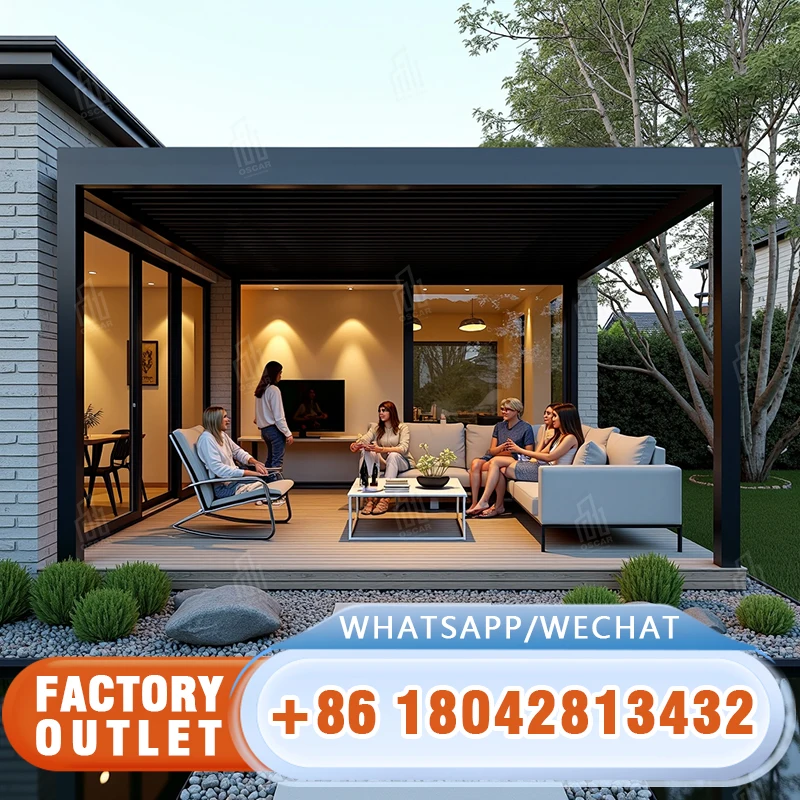 

Customizable Aluminum Garden Canopy for Outdoor Events with Innovative Design Manufacturer Directly from China Pergola