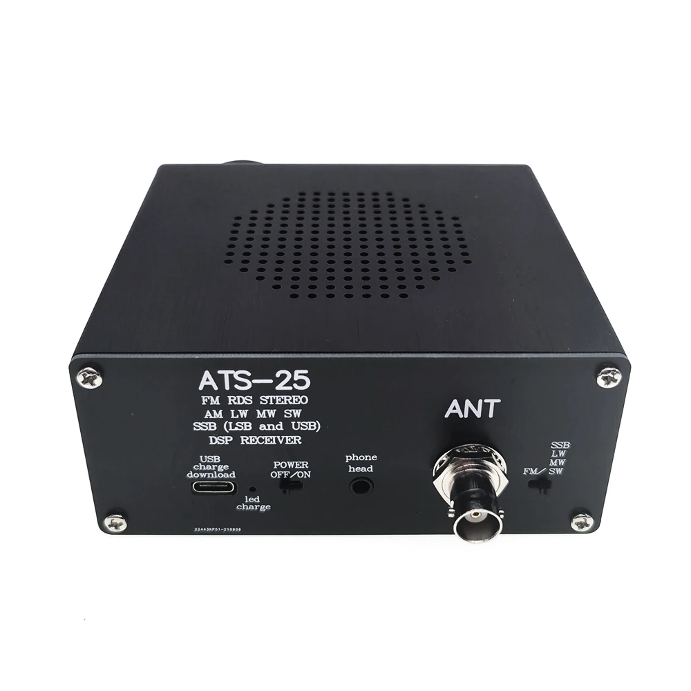 New version ATS-25 Si4732 Full-Band Radio Receiver DSP Receiver FM LW (MW And SW) SSB With 2.4