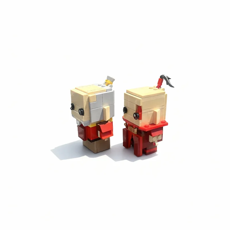 200 peças MOC Zuko Iroh Avatar O Último Dominador do Ar Brickheadz Blocos de Montar Brinquedos de Arquitetura Presentes de Natal