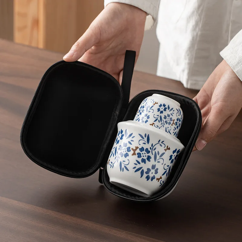 

Portable Simple Ceramic Wine Warmer Set Home Use 2-Liang Wine Set Friend Birthday Gift