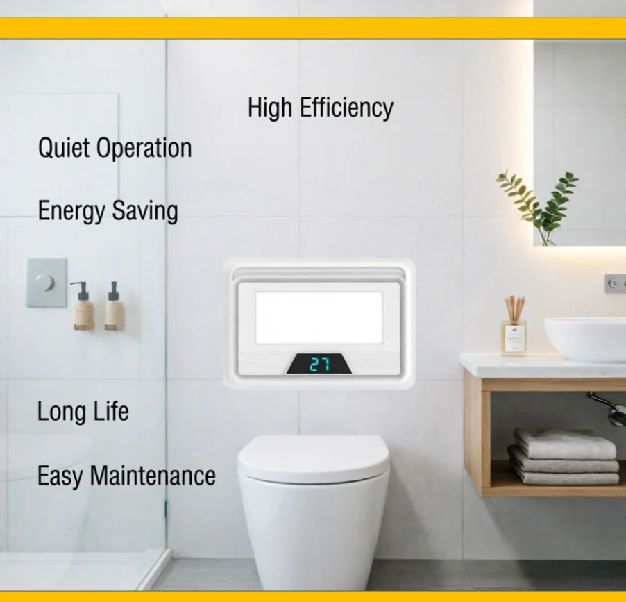 220V Royalstar Bathroom Heater Yuba, 300x300 Integrated Ceiling Heater, 3-in-1 Wind Heating Exhaust Fan Light All-in-One AF LYH