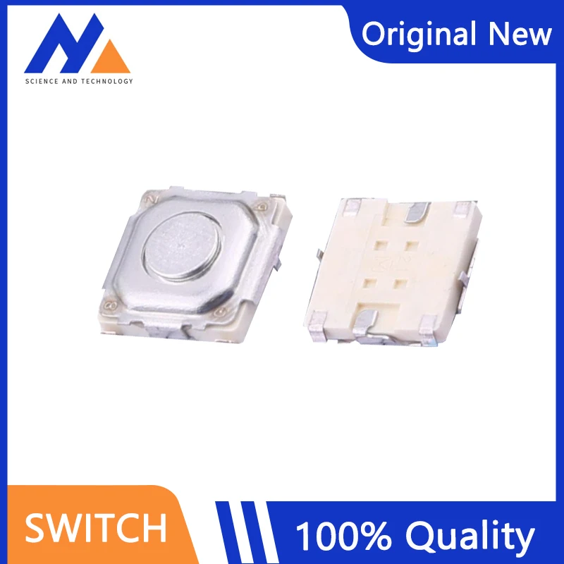 

10-50PCS/LOT 4.9×4.9×1.5mm EVQPLDA15 4.9mm square button 100% Original New